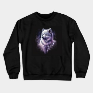 Sparkling Samoyed Puppy Crewneck Sweatshirt